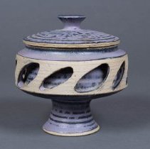 Mamo Tessema Bennington Potters jar with lid